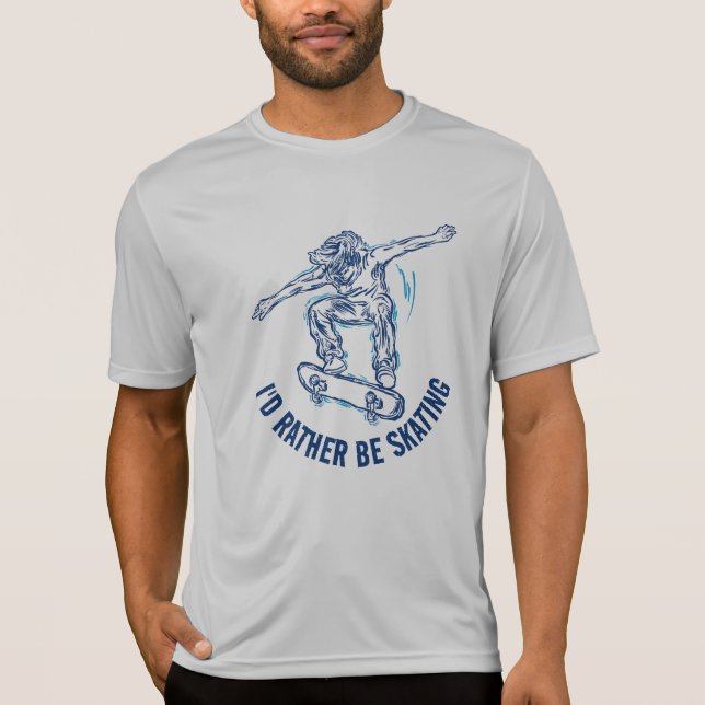 Camiseta El Skater Hace Mediodía, Más Que Patinar (Anverso)