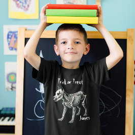 Camiseta El Skeleton de perro divertido y personalizado de