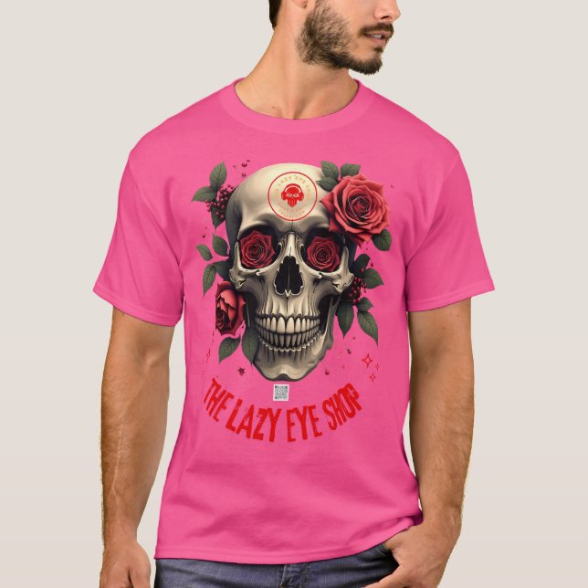 Camiseta El SKULL y el diseño de los Rosas 3 (Anverso)