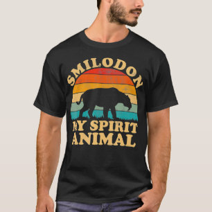 Camiseta El Smilodon es mi amigo de los tigres de animal