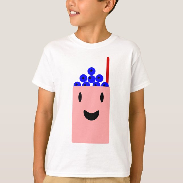 Camiseta El Smoothie del arándano es feliz (Anverso)