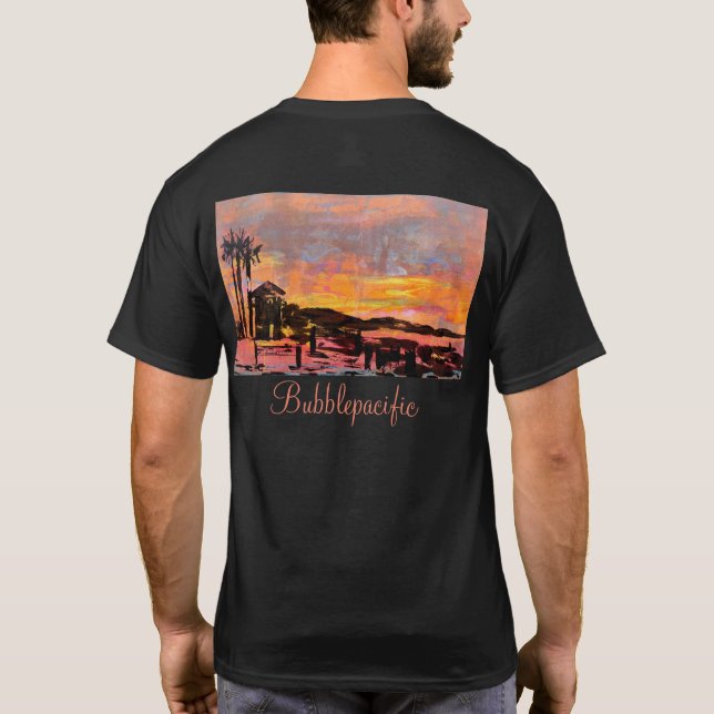 Camiseta El snack bar Doho al amanecer (Reverso)