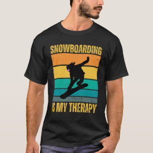 Camiseta El Snowboard es mi terapia