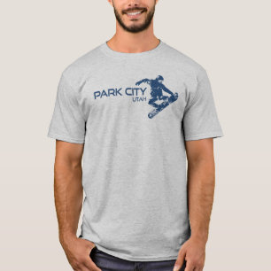 Camiseta El Snowboarder de Park City Utah