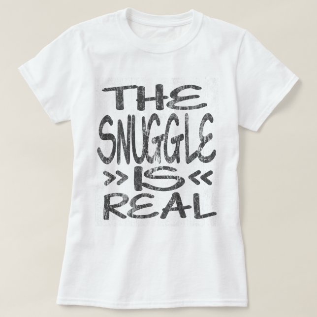 Camiseta El Snuggle es DS real (Diseño del anverso)