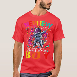Camiseta El Sobrino Del Niño Astronauta De Cumpleaños Espac