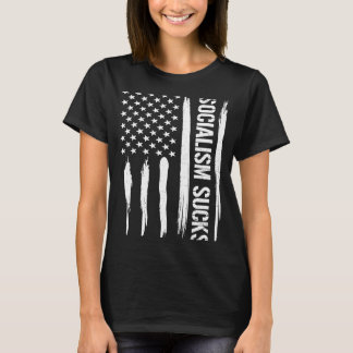 Camiseta El socialismo conservador golpea la bandera estado