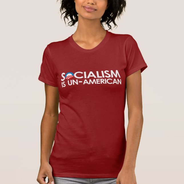 Camiseta El socialismo es antiamericano (Anverso)