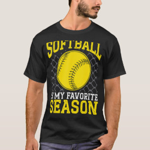 Camiseta El Softball Es Mi Fotomontaje Favorito De Temporad