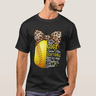 Camiseta El Softball Gigi Ama Su Chica De Disfraces De Soft