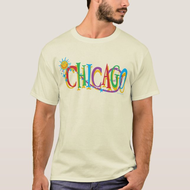 Camiseta El Sol De Chicago Y Las Estrellas Oscuras (Anverso)