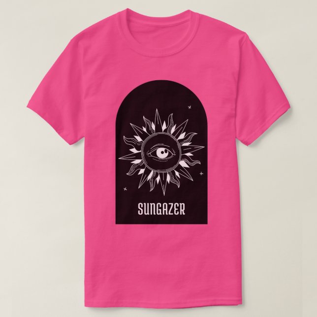 Camiseta El sol de Sungazer con los ojos (Diseño del anverso)