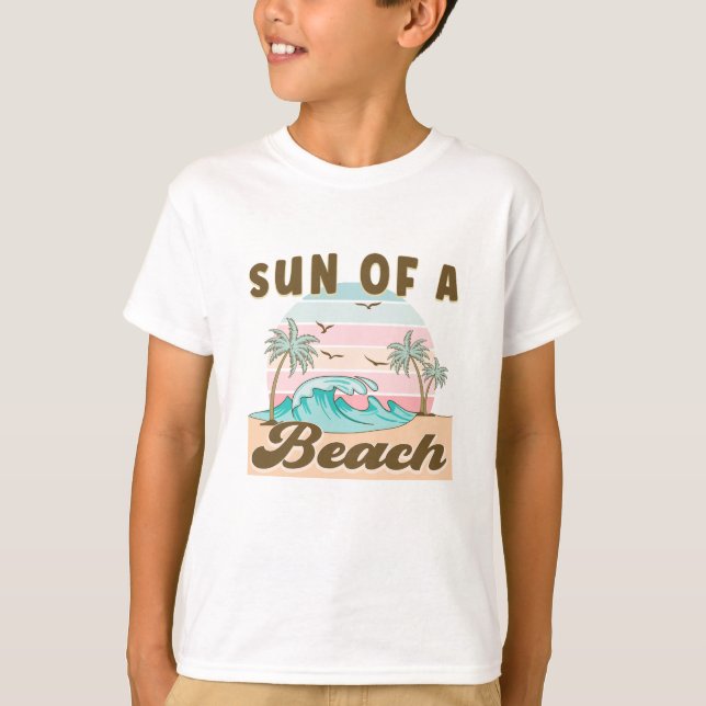 Camiseta El sol de una playa (Anverso)
