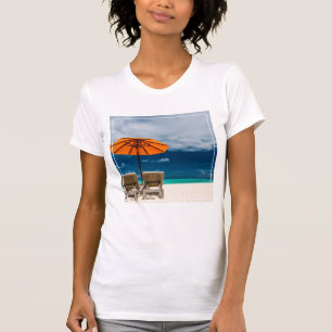 Camiseta El Sol En La Playa De Sandy Maldivas