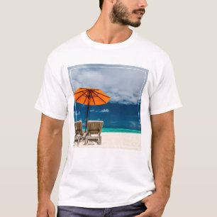 Camiseta El Sol En La Playa De Sandy Maldivas