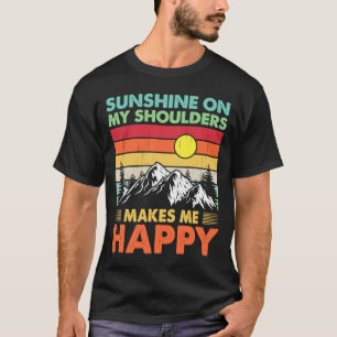 Camiseta El Sol En Mis Hombros Me Hace Sentir Feliz Golpe