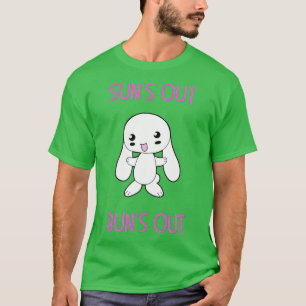 Camiseta El sol está fuera, el conejo chiflado del conejo