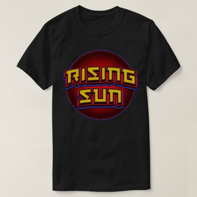 Camiseta El sol naciente en Japón (Diseño del anverso)