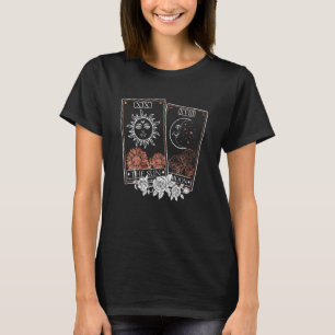 Camiseta El Sol y la Luna Vintage Tarot Cards Astrología O