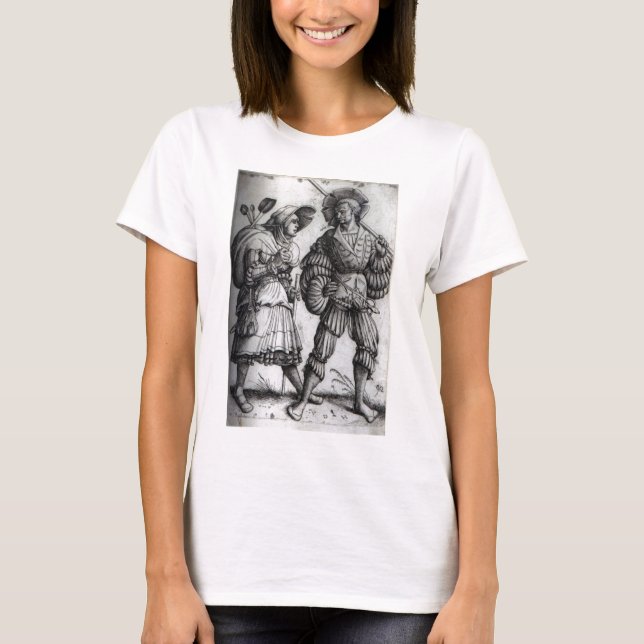 Camiseta "El soldado y su esposa" - Landsknecht (Anverso)