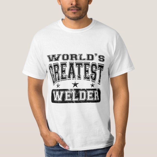 Camiseta El soldador más grande del mundo (Anverso)