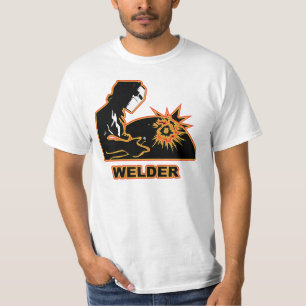Camiseta El soldador que hace las chispas vuela