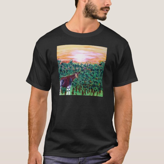 Camiseta el solitario Okapi (Anverso)