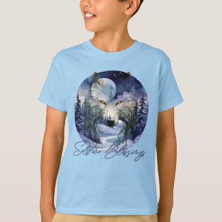 Camiseta El solsticio bendice los bosques de invierno con l