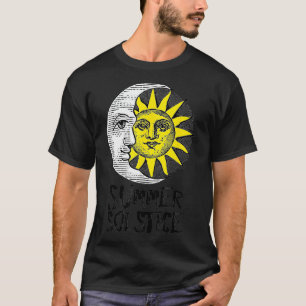 Camiseta El solsticio de verano el diseño de sol de la luna