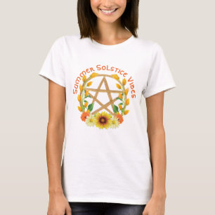 Camiseta El solsticio de verano vibra el milagro del oro de