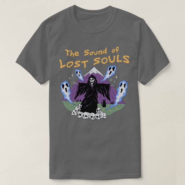 Camiseta El sonido de las almas perdidas (Diseño del anverso)