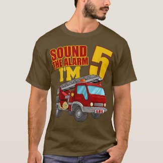 Camiseta El sonido del cumpleaños del camión de bomberos de