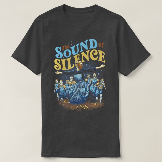 Camiseta El sonido del silencio (Diseño del anverso)