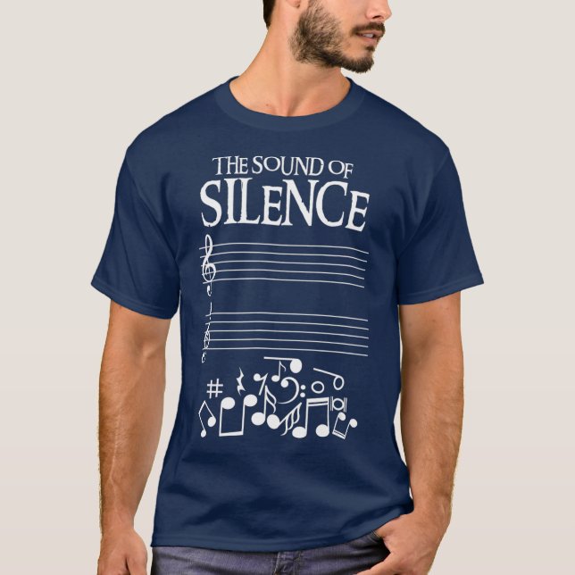 Camiseta El sonido del silencio de la música humorística pa (Anverso)
