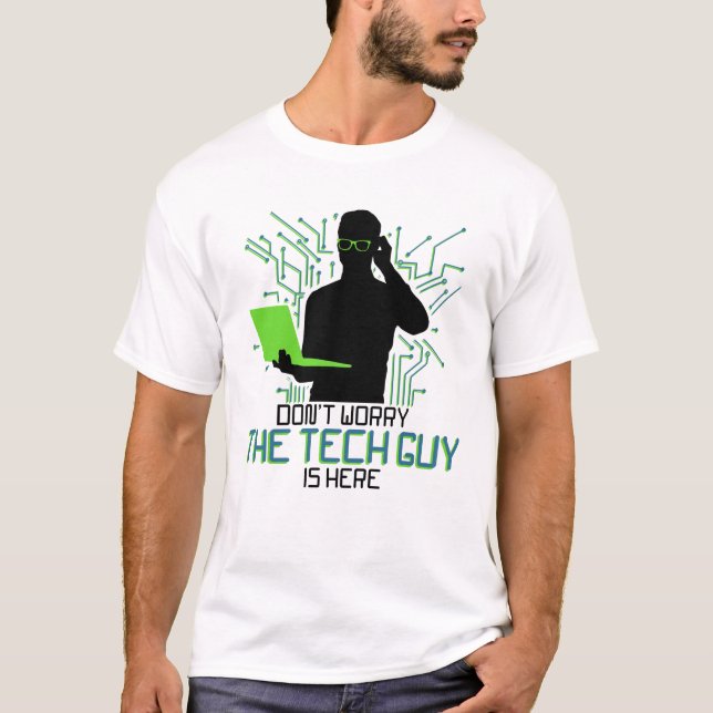 Camiseta El Soporte Técnico No Preocupa Al Técnico (Anverso)