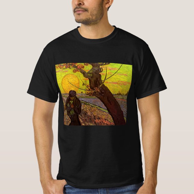 Camiseta El Sower de Vincent van Gogh (Anverso)