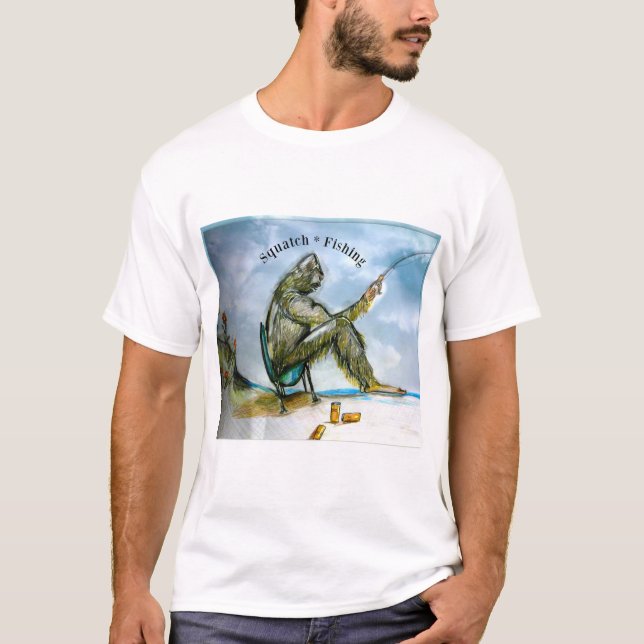 Camiseta el squatchfishing (Anverso)
