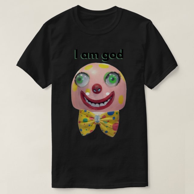 Camiseta El Sr. Blobby es Dios (Diseño del anverso)