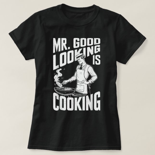 Camiseta El Sr. Good Look Es Cocinar A Los Chefs De Quebec (Diseño del anverso)