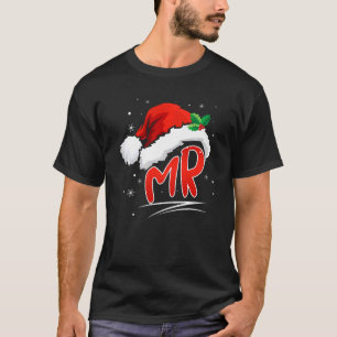 Camiseta El Sr. Y La Sra. Navidades Santa Claus Coinciden C