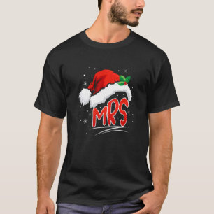 Camiseta El Sr. Y La Sra. Navidades Santa Claus Coinciden C