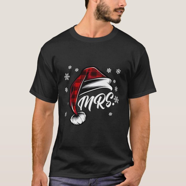 Camiseta El Sr. y la Sra. Santa Claus Navidades Parejas Coi (Anverso)