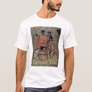 Camiseta El St. Boris y el St. Gleb montaron, c.1377