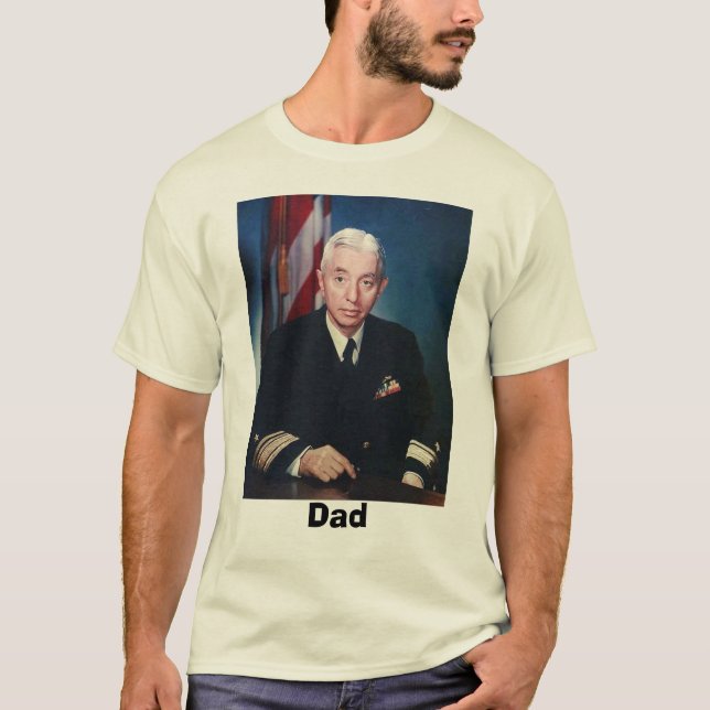 Camiseta El su papá de Rickover (Anverso)