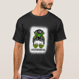 Camiseta El Subdirector Messy Bun Funny St Patrick'S Da