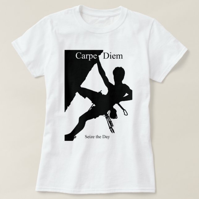 Camiseta El subir de Carpe Diem (Diseño del anverso)