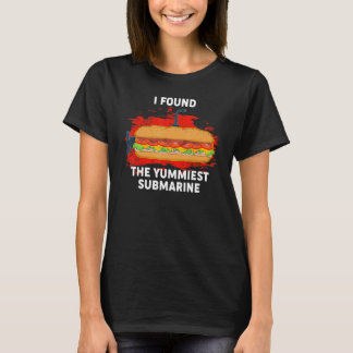 Camiseta El submarino más rico Hoagie Sub Sandwich Pun Alim