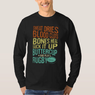 Camiseta El sudor se seca Los coágulos de sangre Los huesos