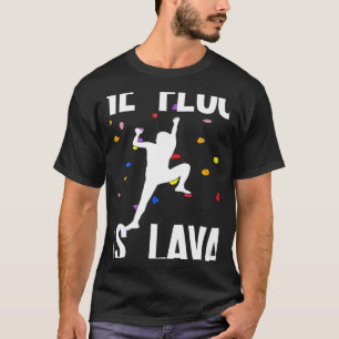 Camiseta El Suelo Es De Lava, Con Colas Y Escaleras.