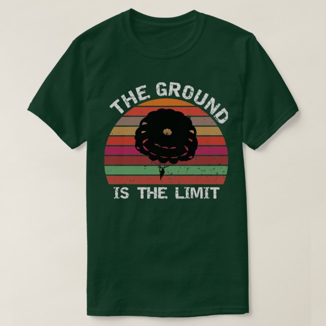 Camiseta El suelo es el salto límite base (2) (Diseño del anverso)